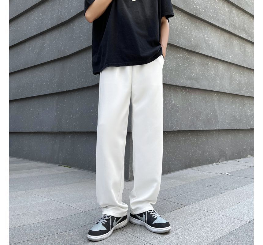Hushgrain - Rechte, effen broek