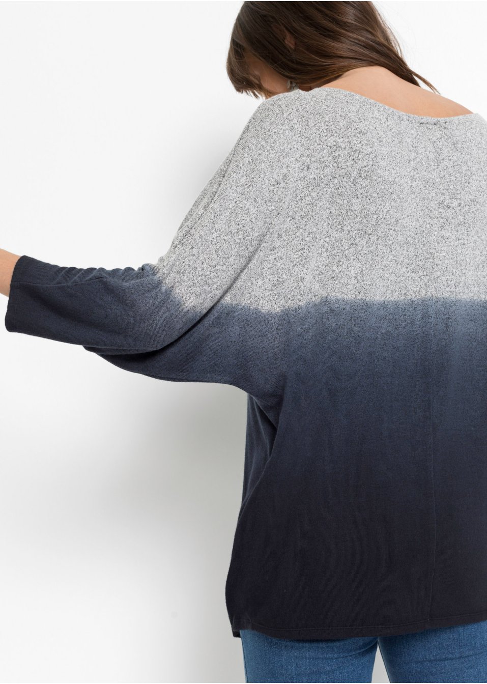 T-shirt oversize à dégradé de couleur