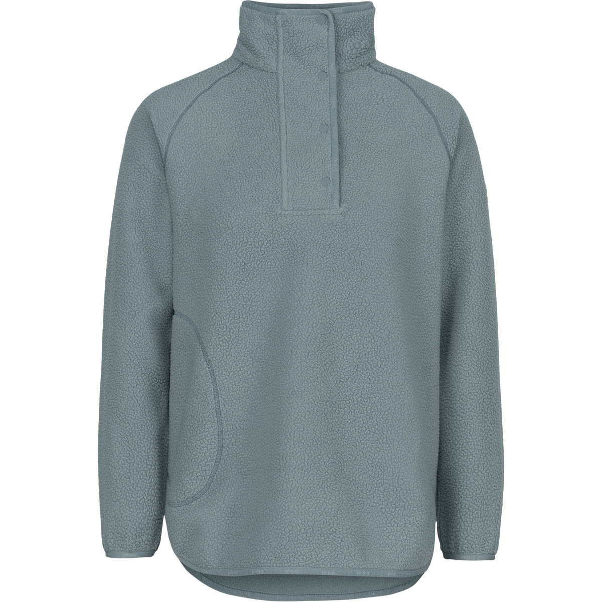 Johaug Fusion Pile Oversized Henley Fleecetrøje Dame