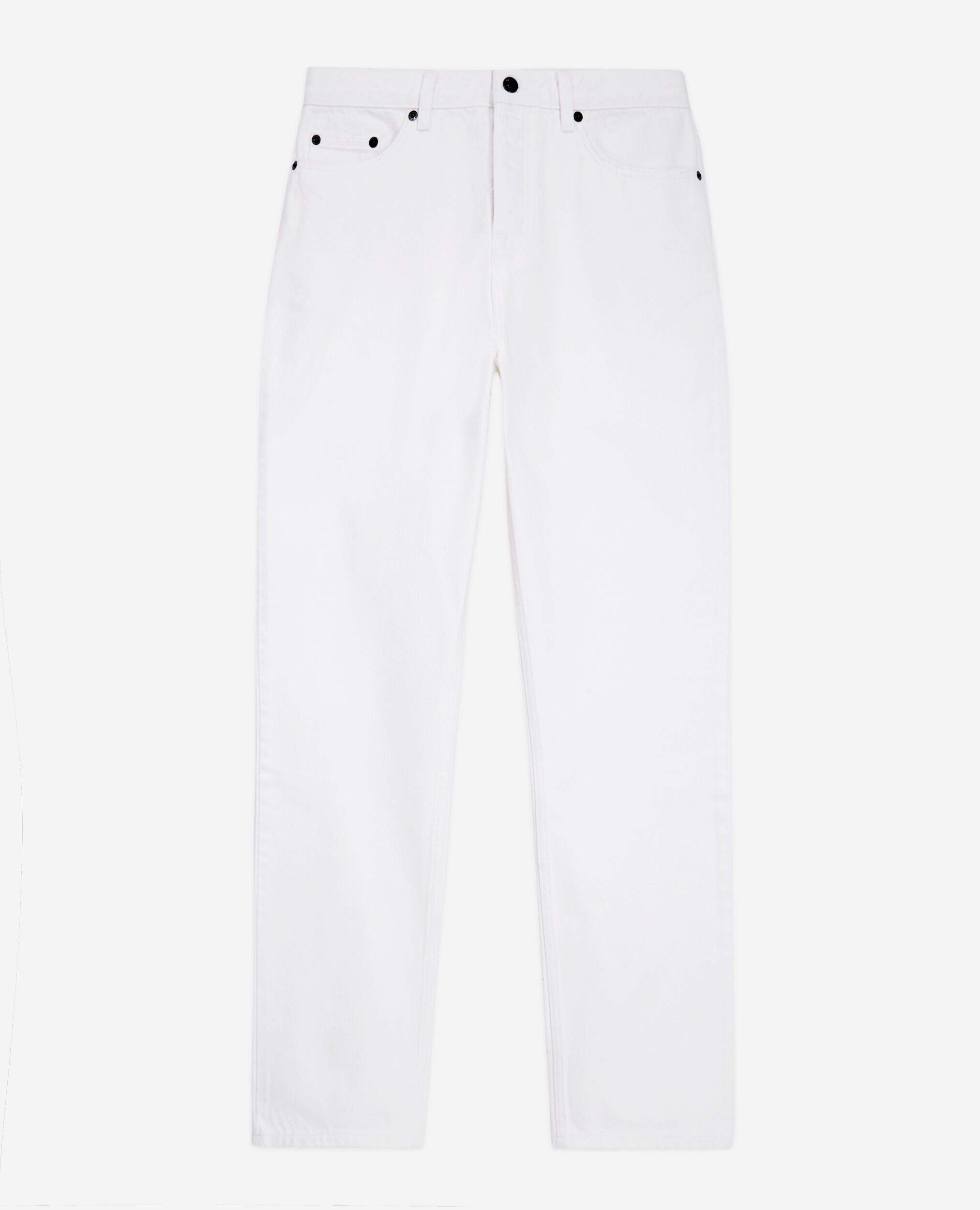 Jean droit blanc