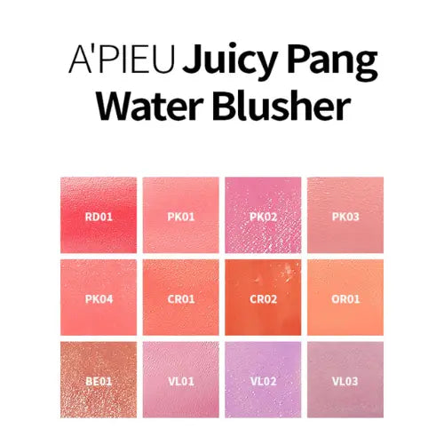 Juicy Pang Water Blusher PK01 Strawberry