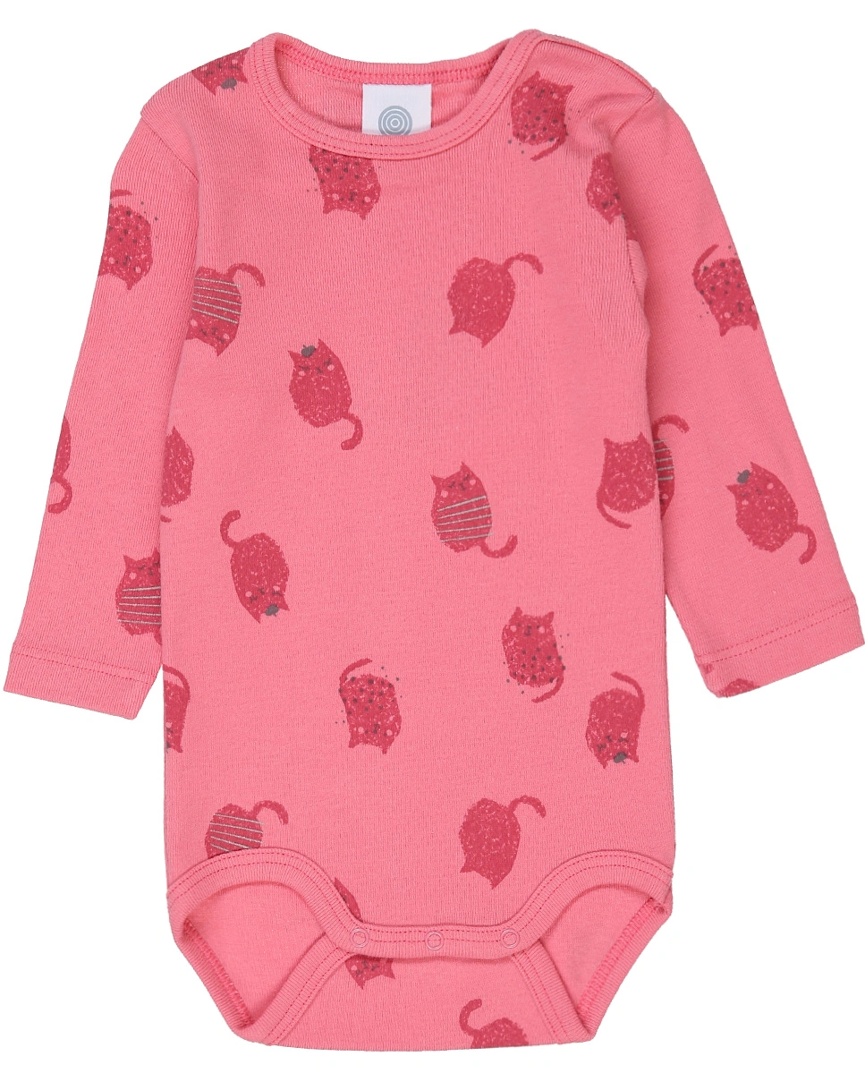 Langarmbody KITTY AOP in bubble