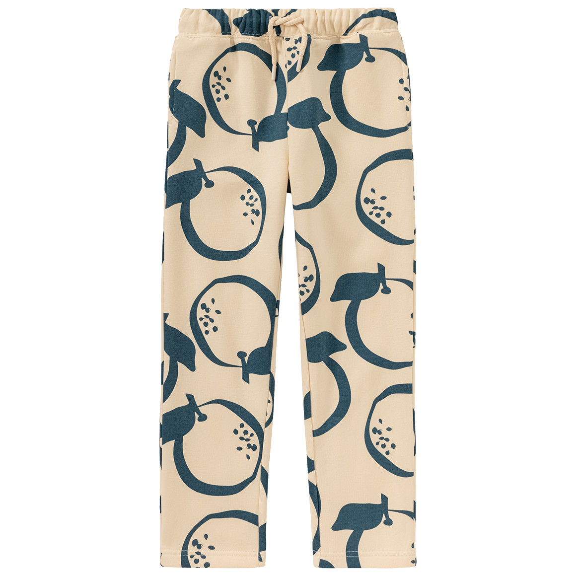 Jonas Nielsen Jungen Jogginghose mit Orangen-Allover beige