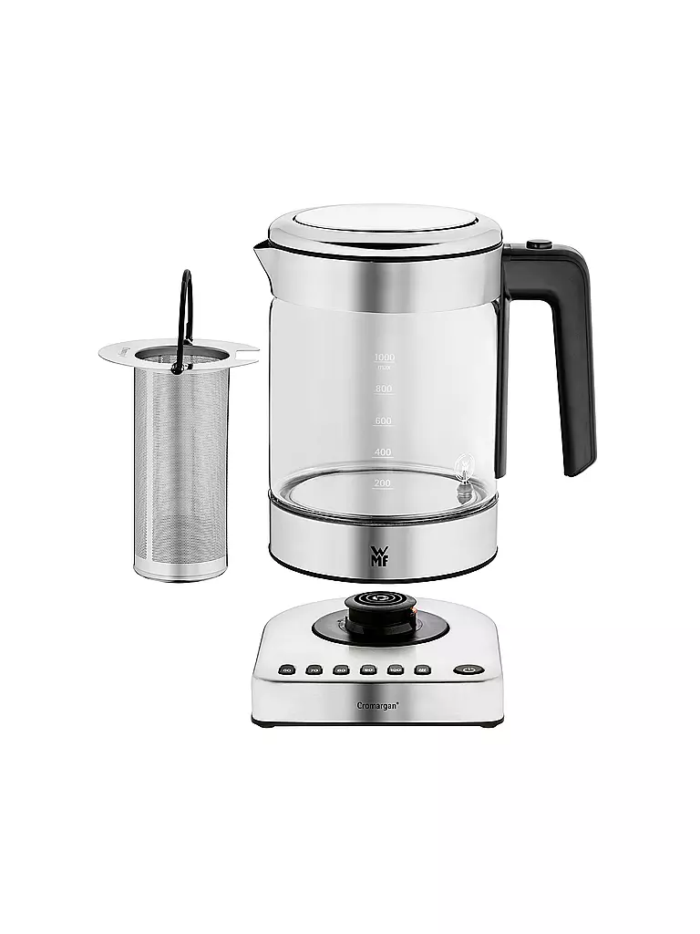 WMF Küchenminis 2 in 1 Vario Wasserkocher 1l transparent