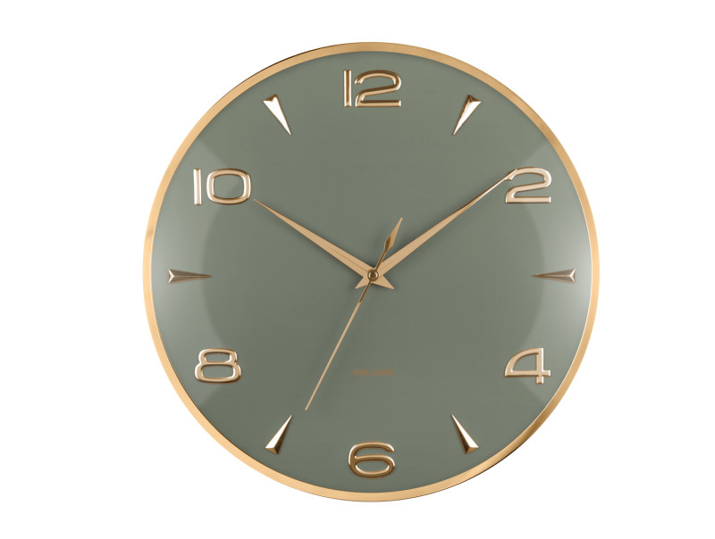 Wall Clock Sienna Glow KA6017BK Black