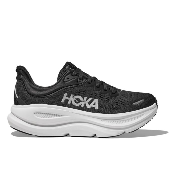 Hoka Dame Løbesko Bondi 9 Wide Sort