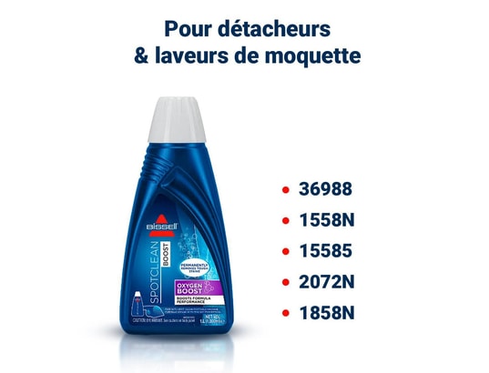 BISSELL - Aspirateur laveur Nettoyeur SpotClean Pro 1558N + 2 Oxygen Boost