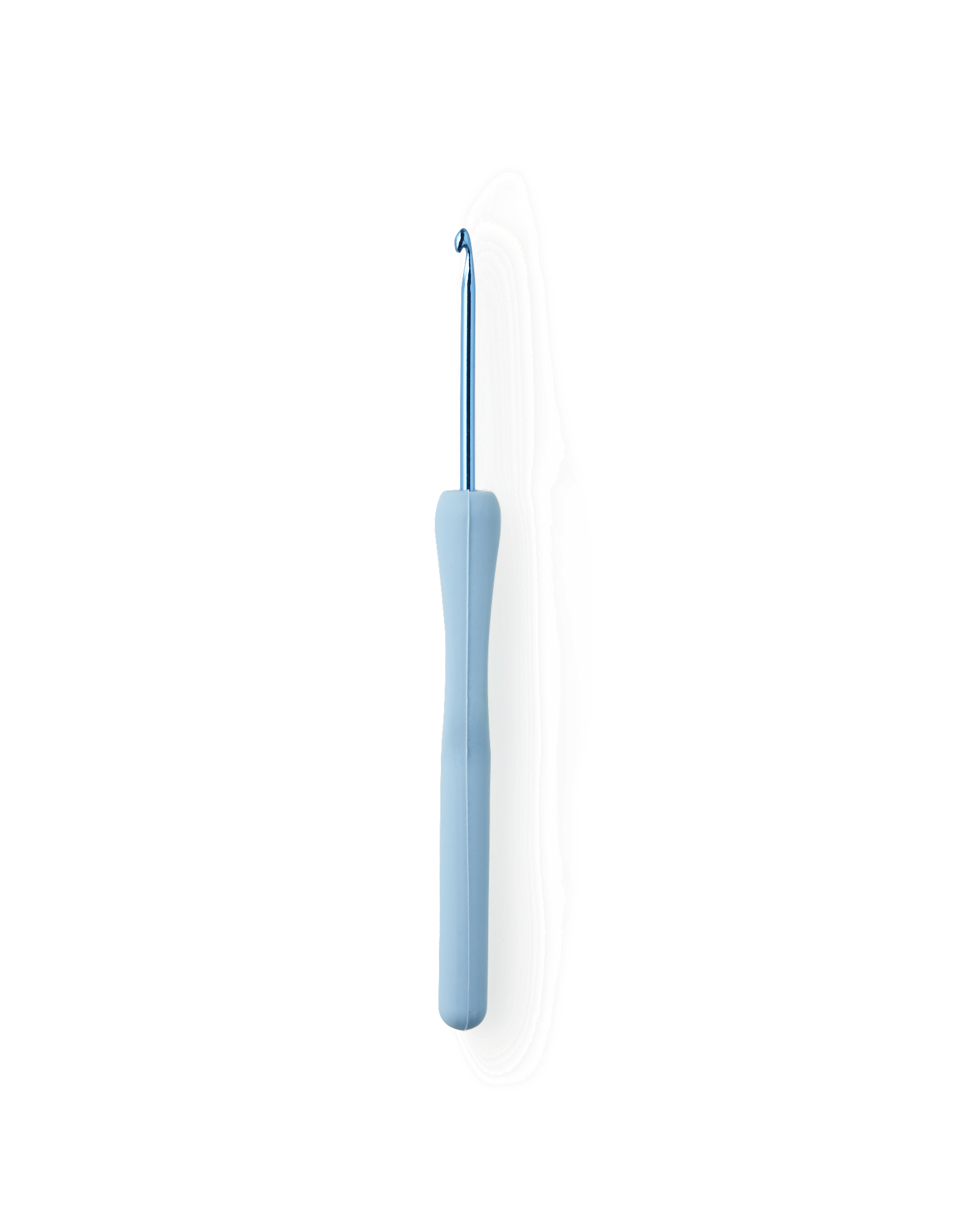 Hæklenål 3 mm | Jern/gummi. 3,00 mm. | Light Blue