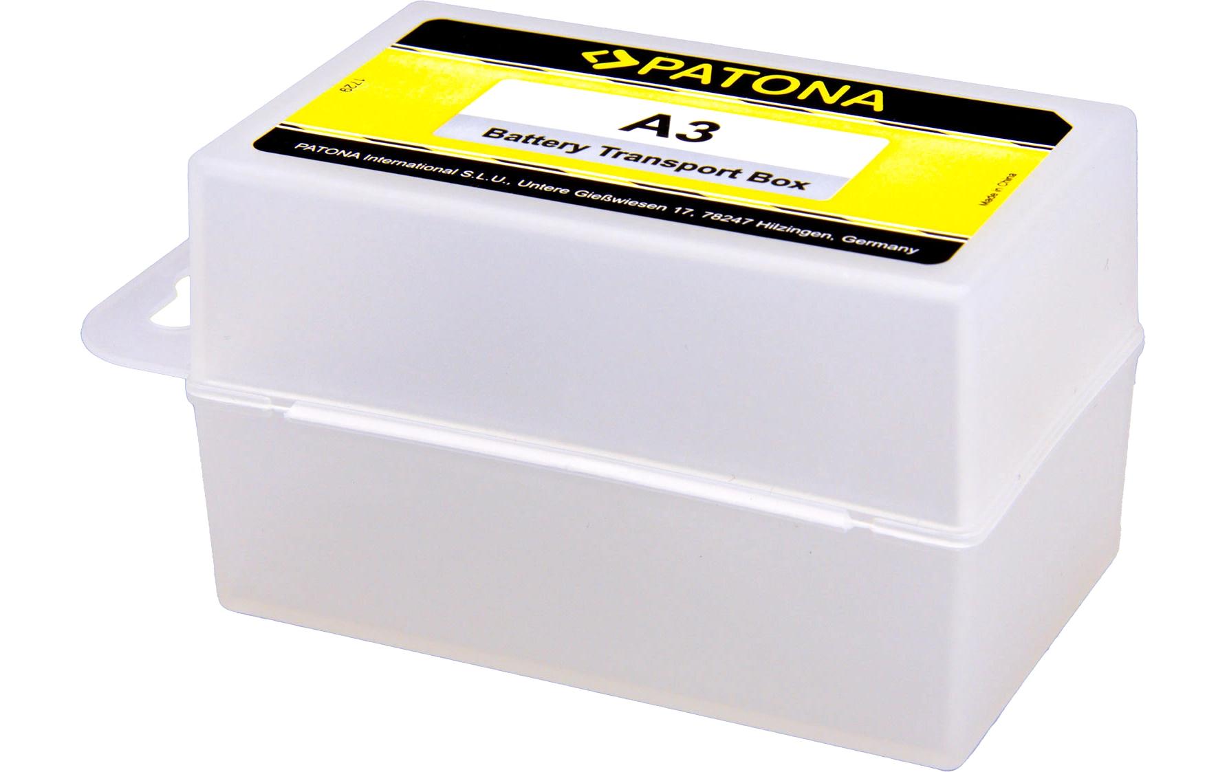 Akku-Box für Panasonic DMW-BLJ13, NP-F550 und NP-F770Akku-Aufbewahrungsbox
