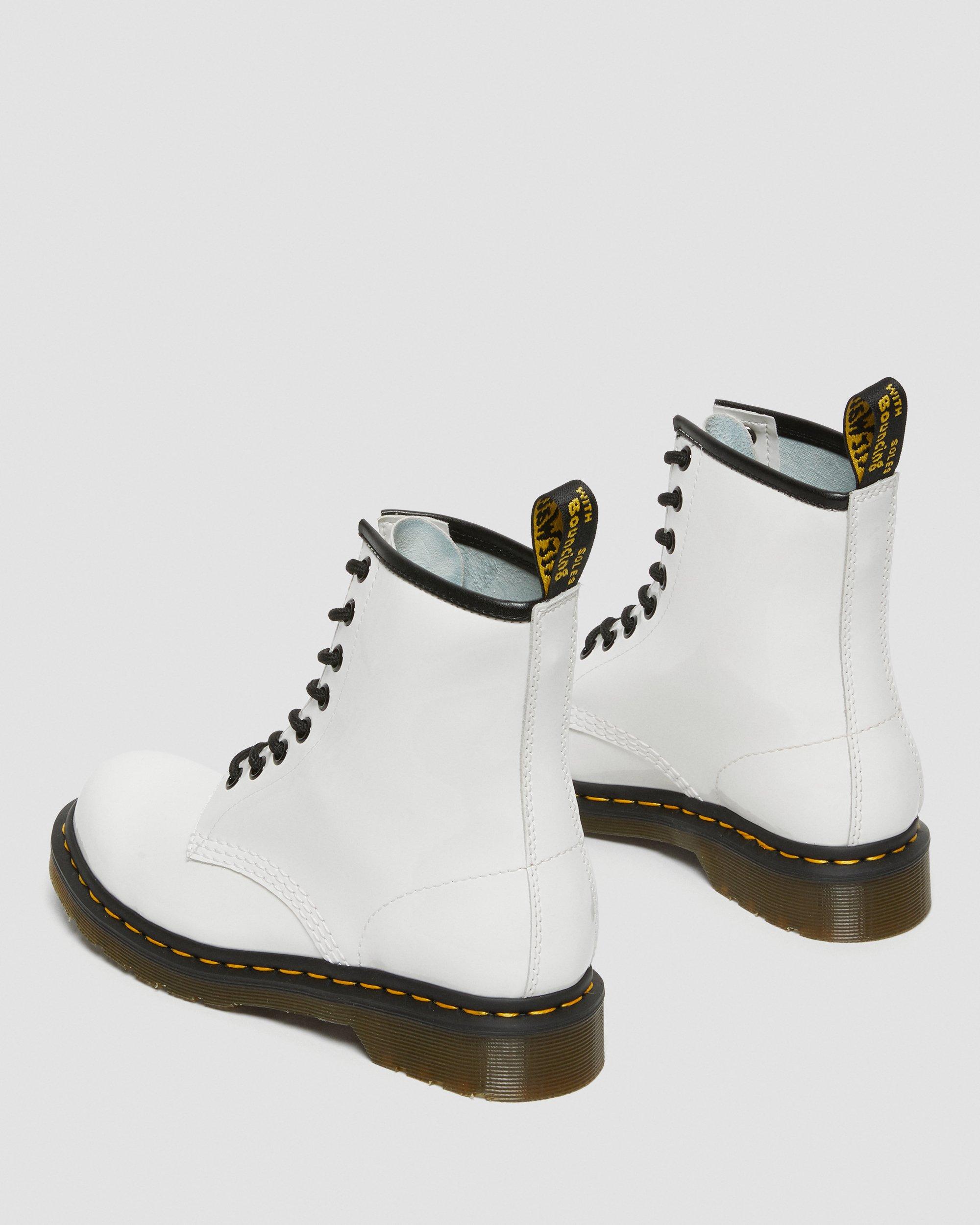 1460 Women's Patent Leather Lace Up Boots