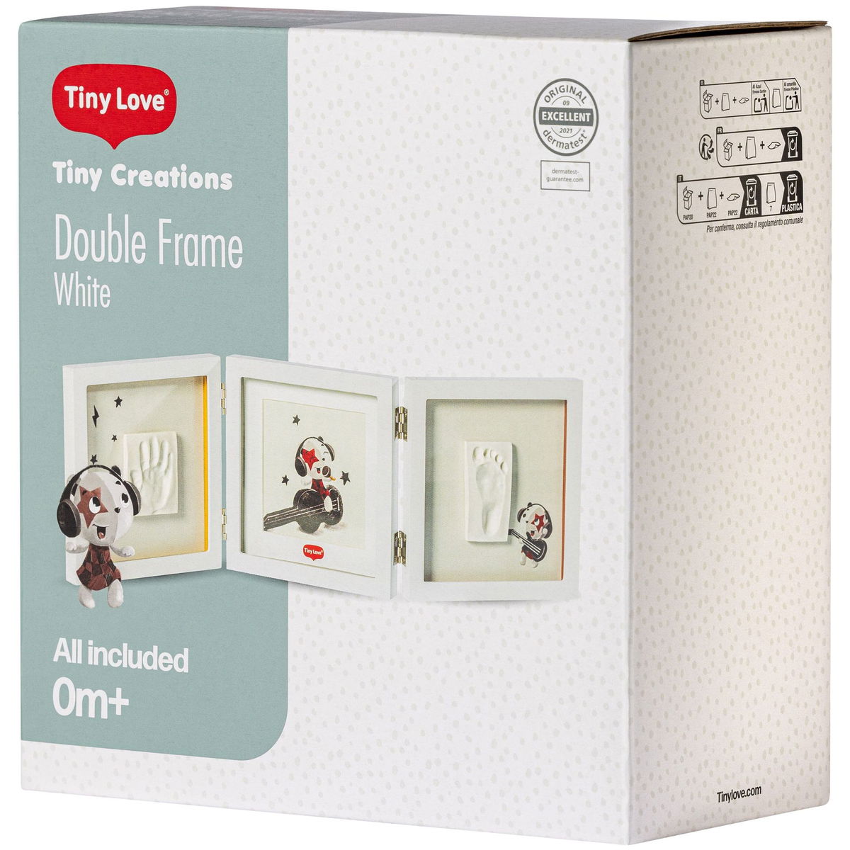 Tiny LoveTiny Love   Tiny Creations Double Frame white