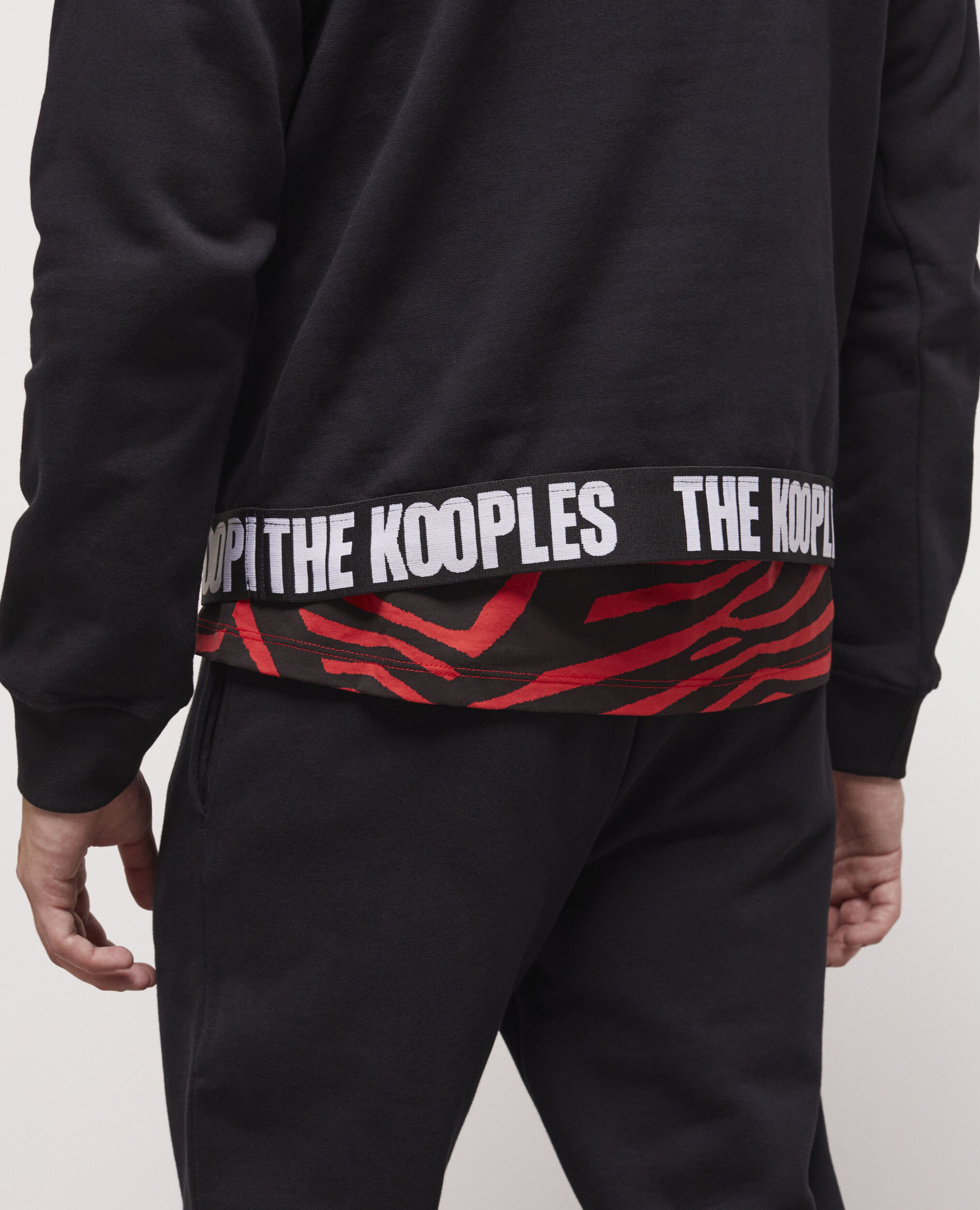 Sweatshirt logo The Kooples noir
