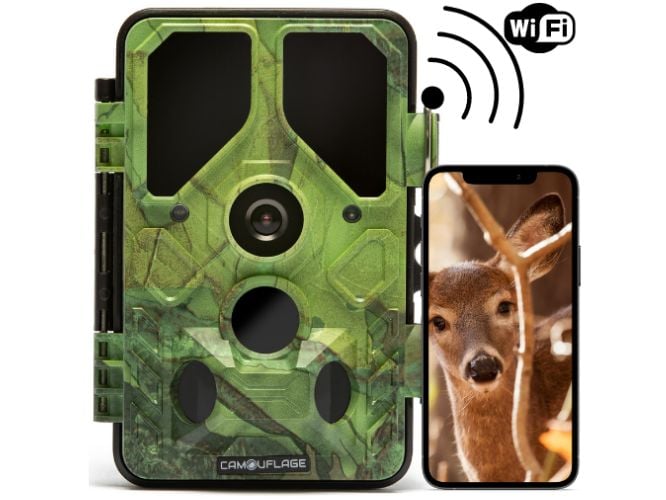 Camouflage Wildkamera EZ45 Wildkamera mit WLAN