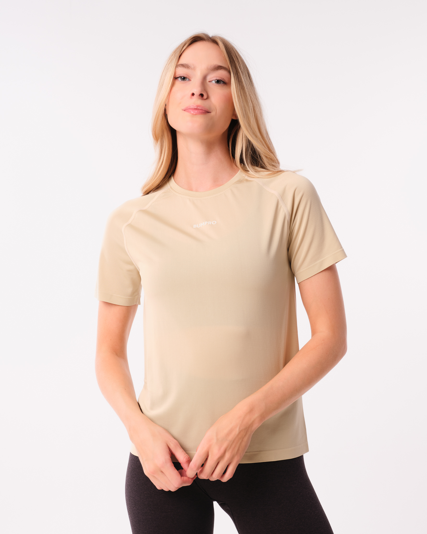 Bumpro Base Tee Beige Silver