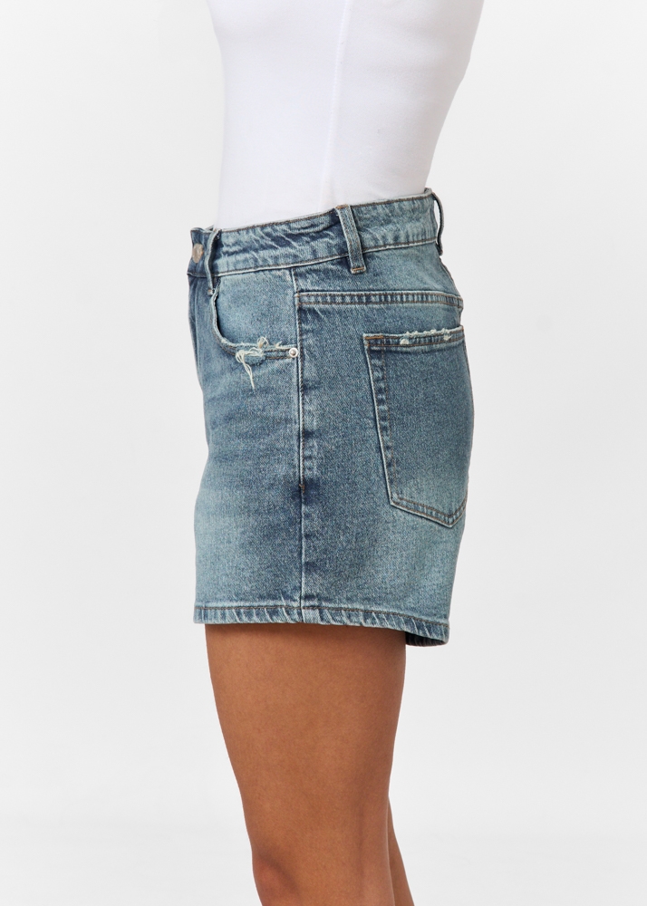 Classic short navy blauw