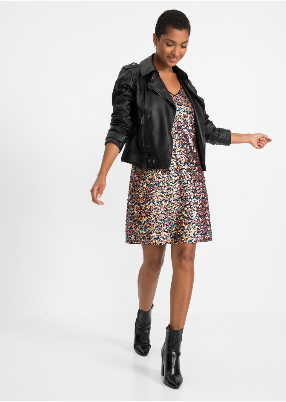 Robe en paillettes