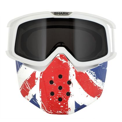 Masque Shark & LUNETTES UNION JACK - DRAK / STREET DRAK / RAW - Rouge / Blanc