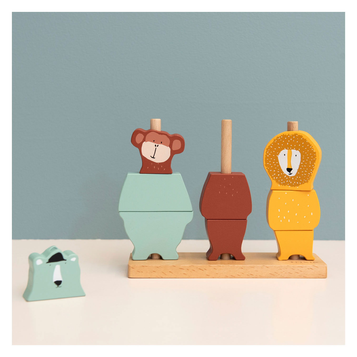 Trixie Houten Stapel Puzzel Dieren