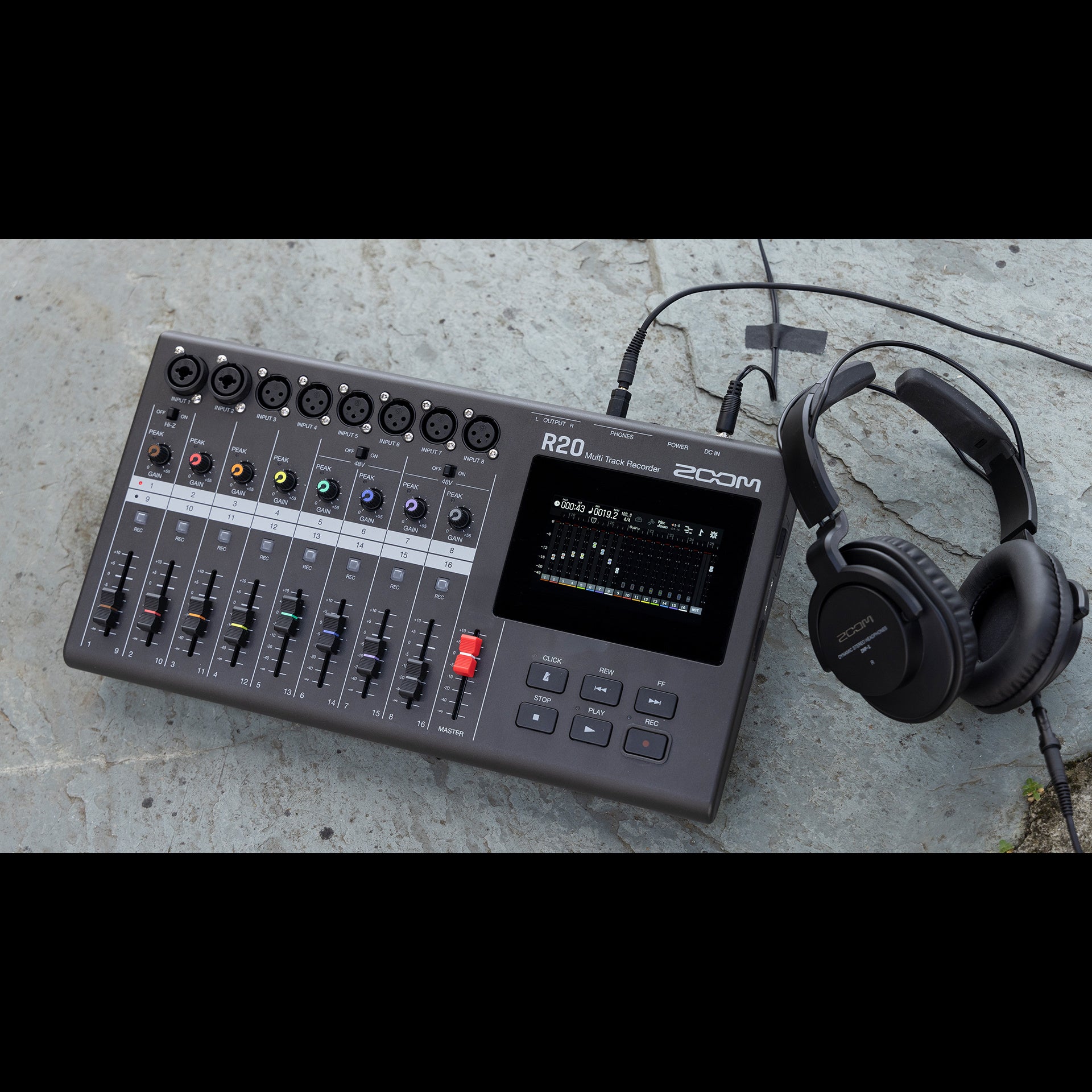 Zoom R20 multi-track recorder