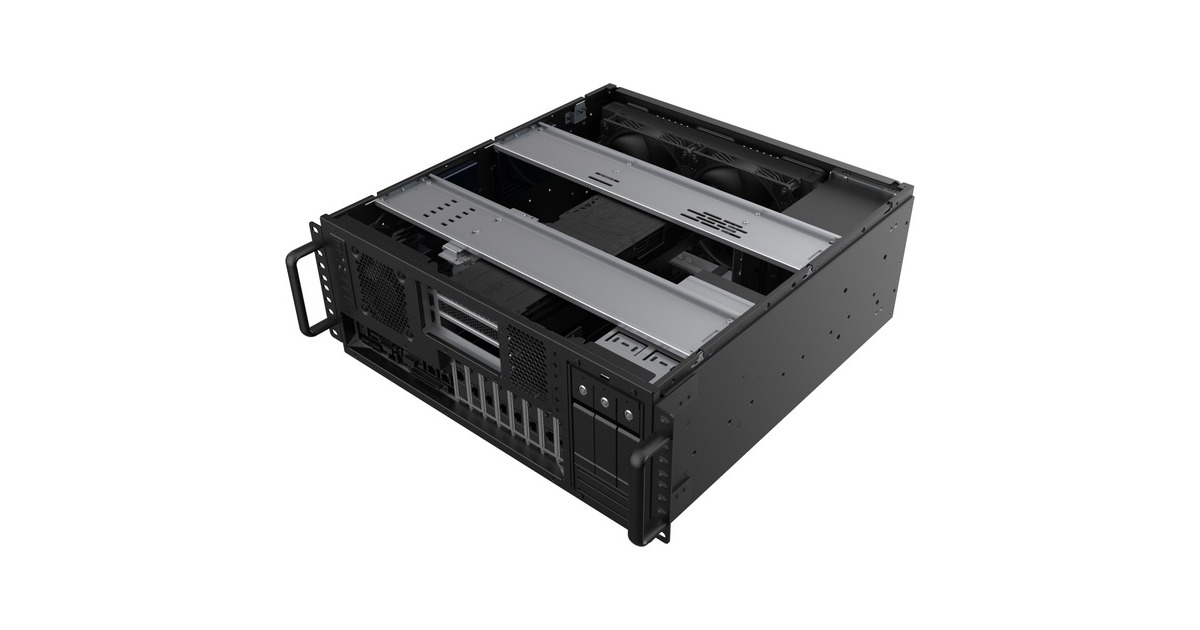 SilverStoneRM47-502-I rack behuizing  (Zwart)