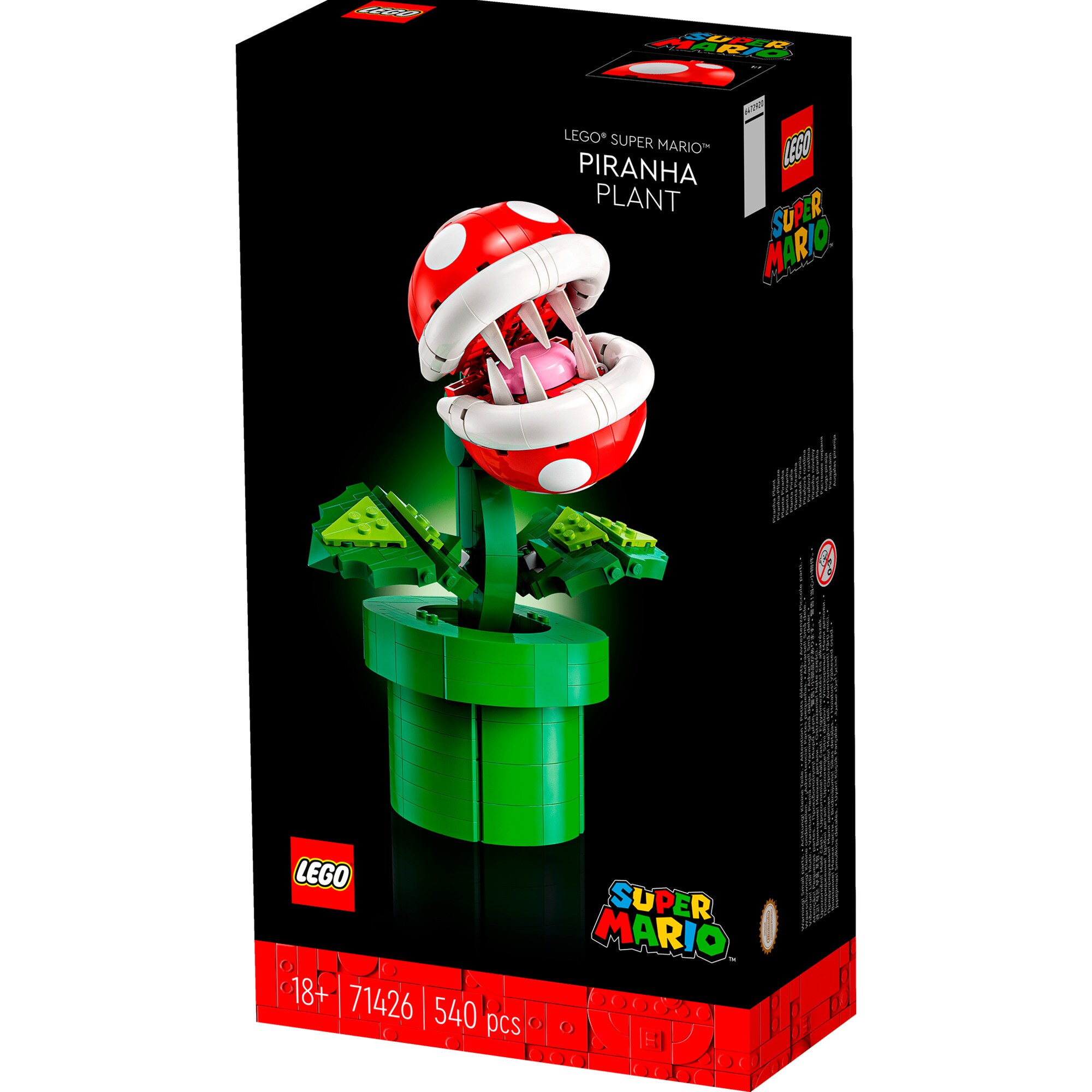 LEGO Konstruktionsspielzeug Super Mario Piranha-Pflanze