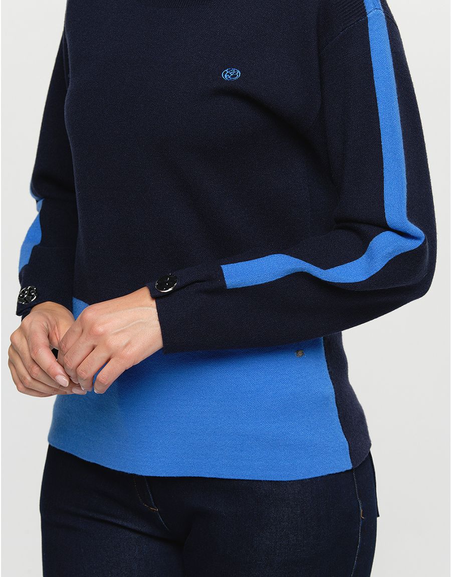 Pull bleu milano