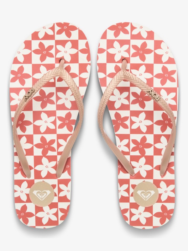 Mauricia Tongs Orange Femme