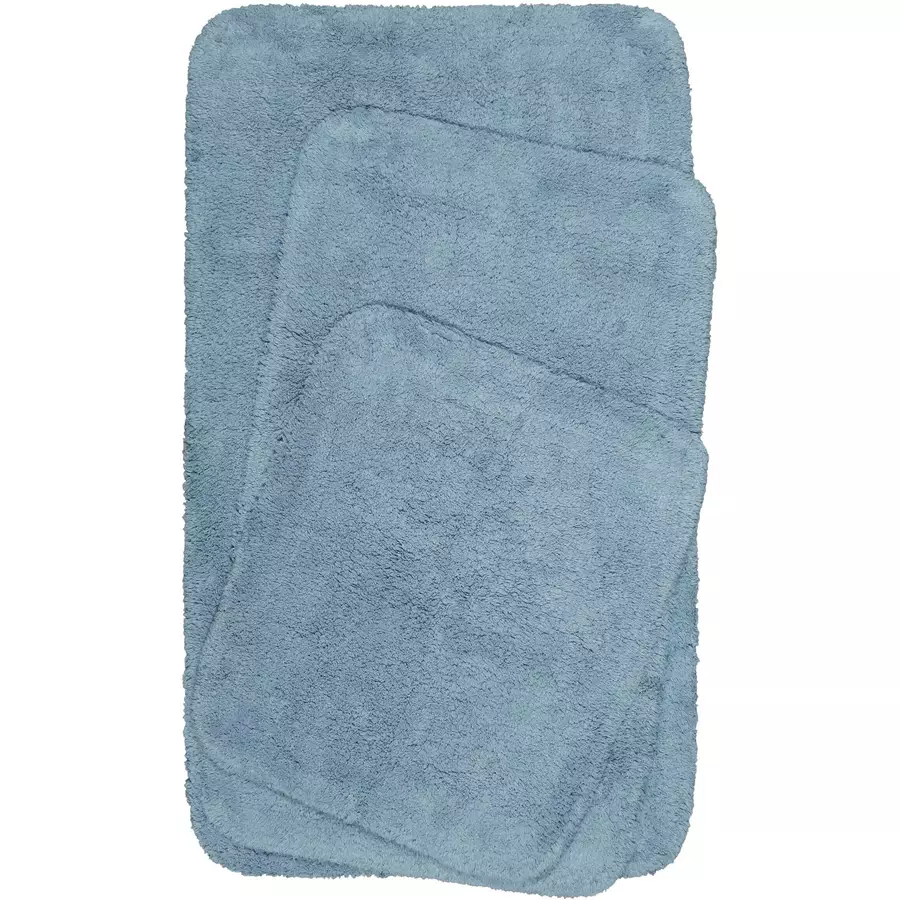 Wecon home basics Badteppich Ole grau blau