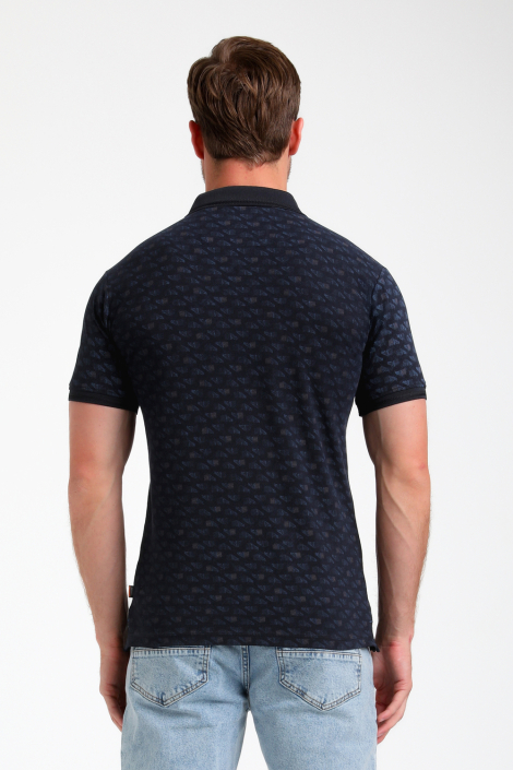Gabbiano blauwe heren polo