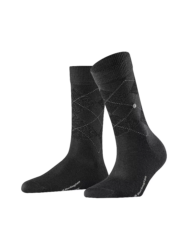 BURLINGTON Damen Socken LUREX MARYLEBONE 36-41 black schwarz
