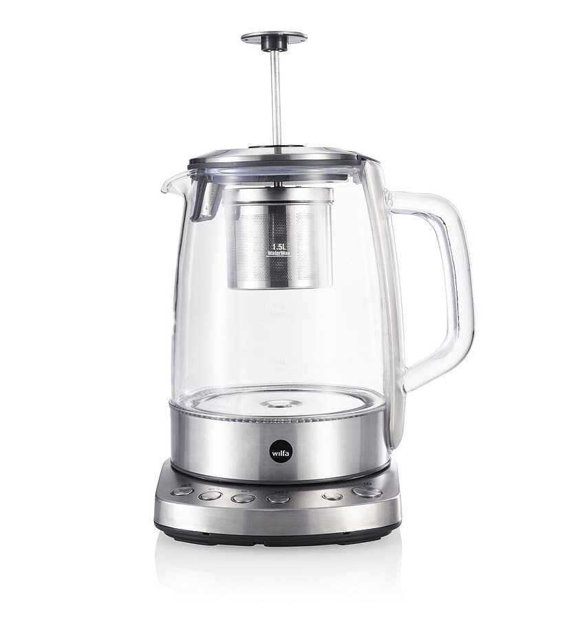 WILFA Teekocher CHA TM-1500S, 1.25 Liter, 2200 Watt, silber