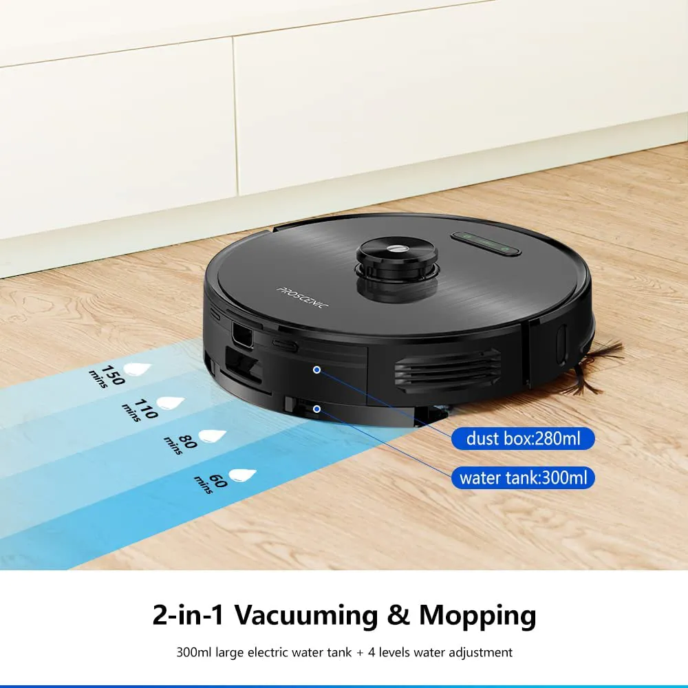 Proscenic 2-i-1 Robot- og moppestøvsuger M8