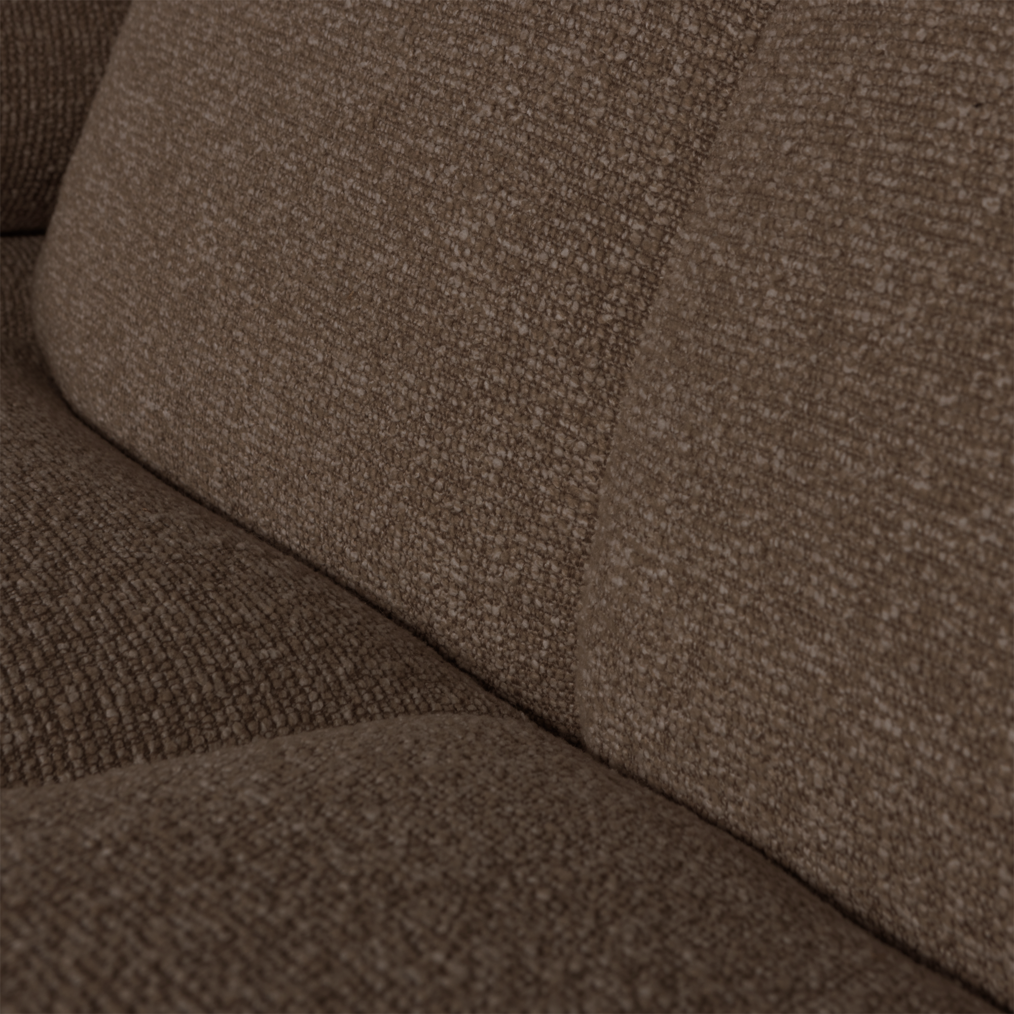Chaise Longue Mojo Mojo Chaise Longue Rechts - Bouclé - Bruin Melange
