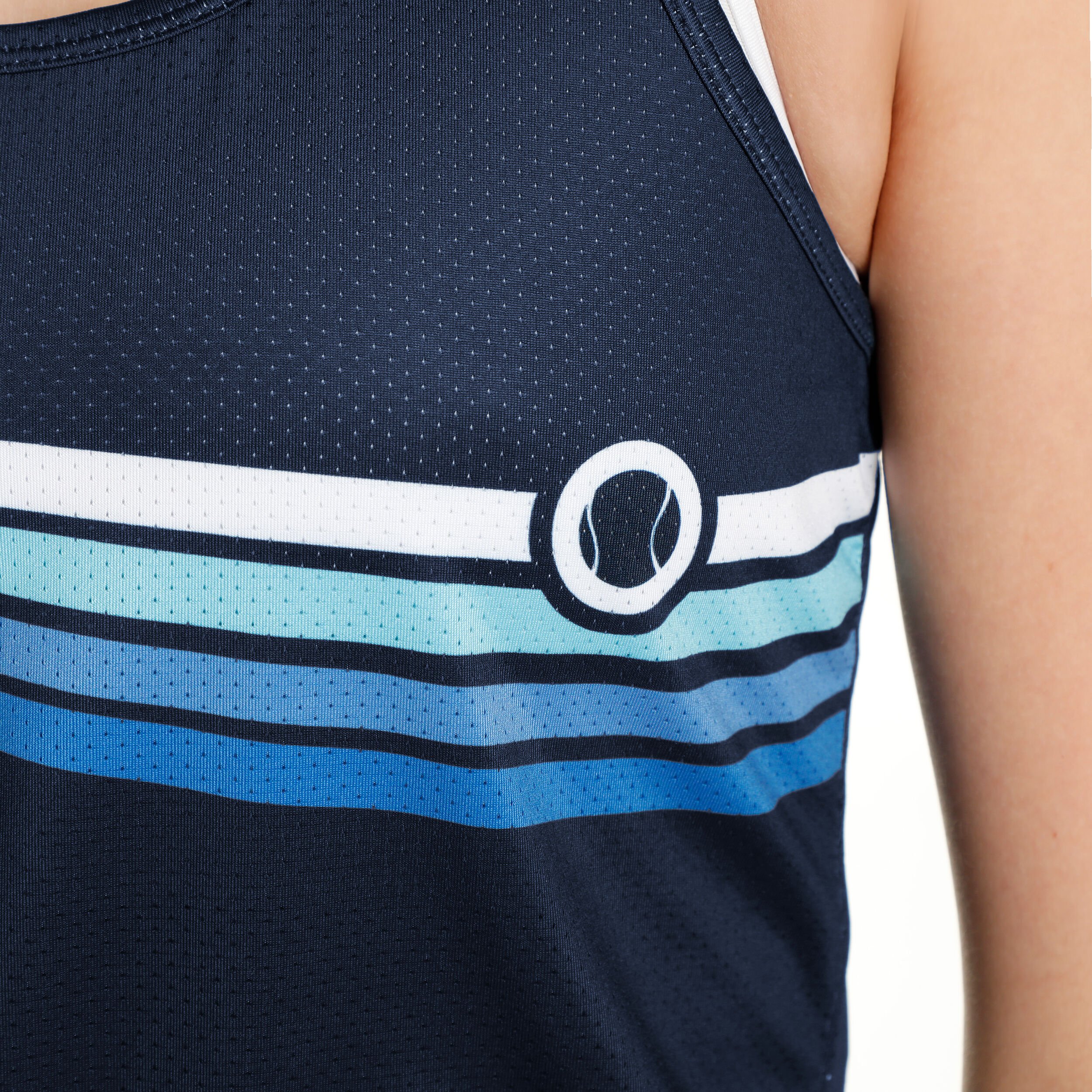 Tennis-Point Performance Débardeur Tank Top Edition Spéciale Femmes - Bleu Foncé , Multicouleur