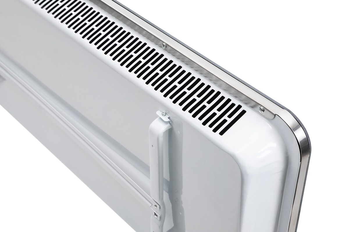 Heidenfeld Glas-Konvektorheizung GK200, Standgerät oder Wandmontage, WLAN, 1000/2000 Watt, Timer (Mit WLAN)