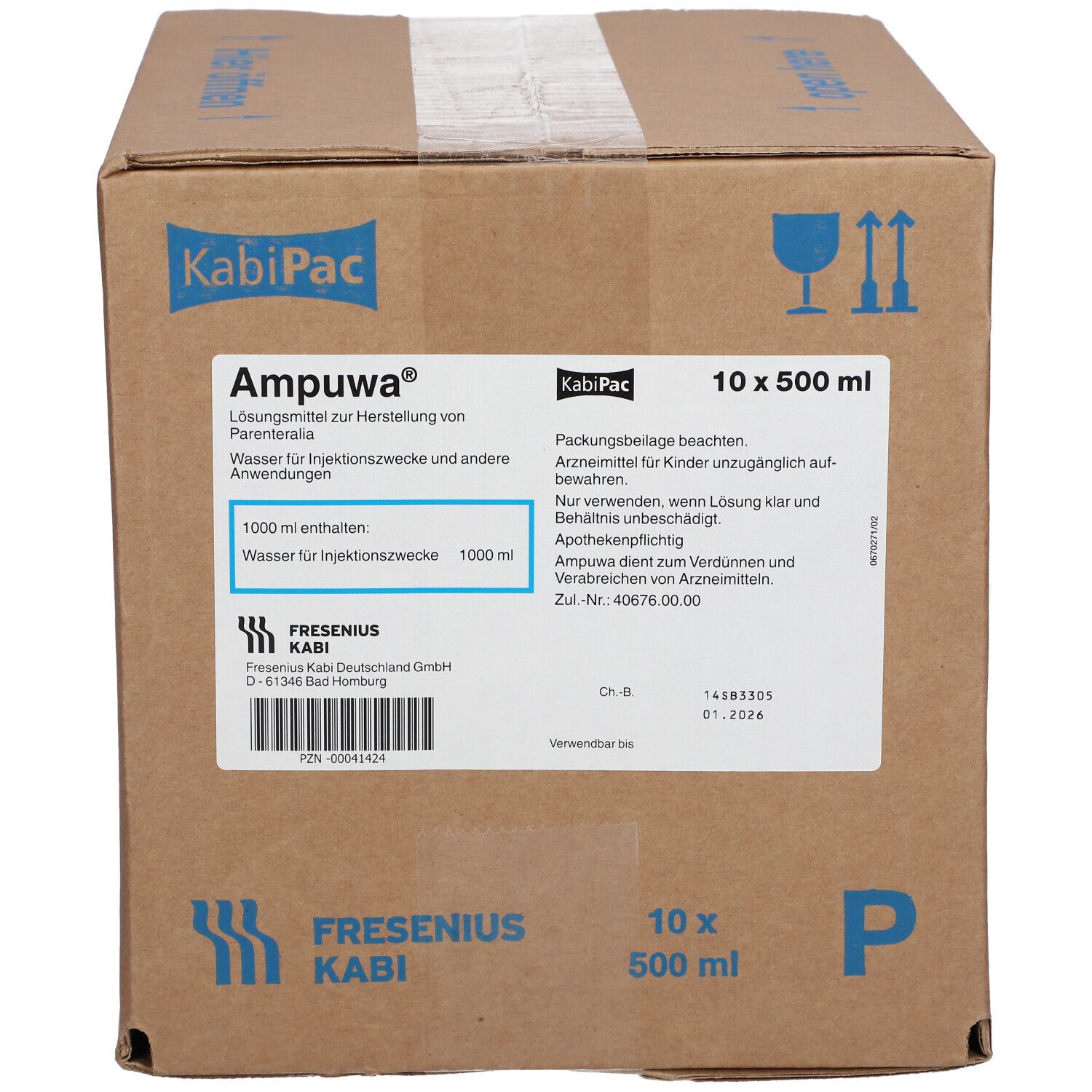 Ampuwa® Wasser für Injektionszwecke