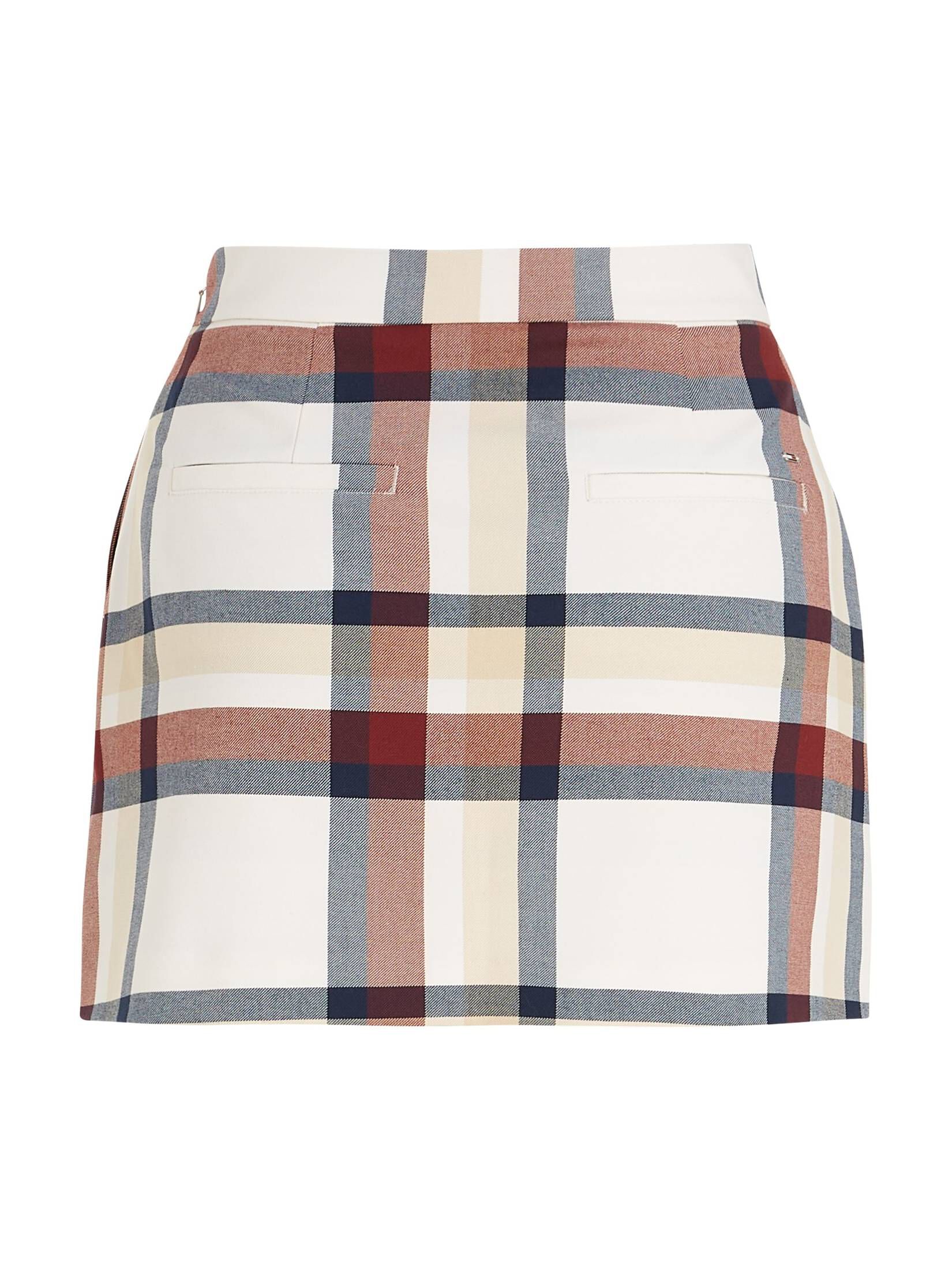 Tommy Hilfiger| Damen GLOBAL CHECK MINI SKIRT