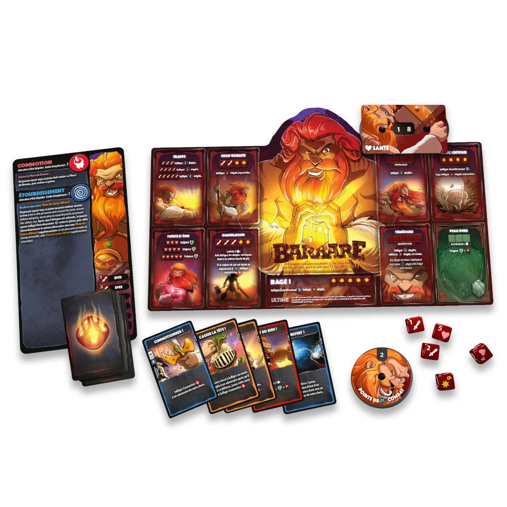 Dice Throne S1 - Barbare VS Elfe Lunaire