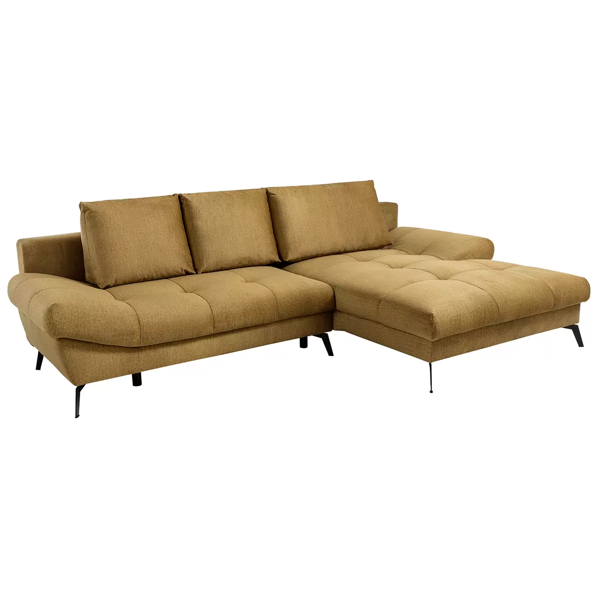Ecksofa Mia goldgelb