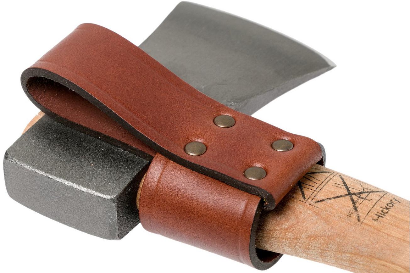 Casstrom Axe loop / bijl holster leer cognac bruin