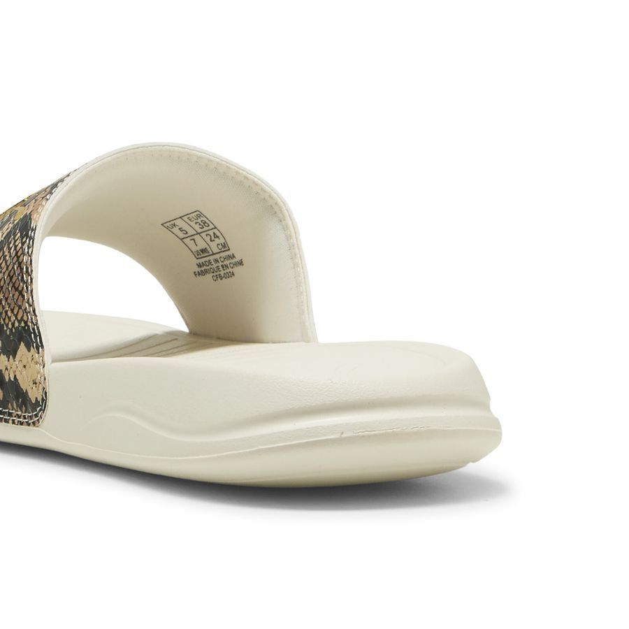 PUMA Popcat 20 Snake Chic Claquettes - Blanc/Snake