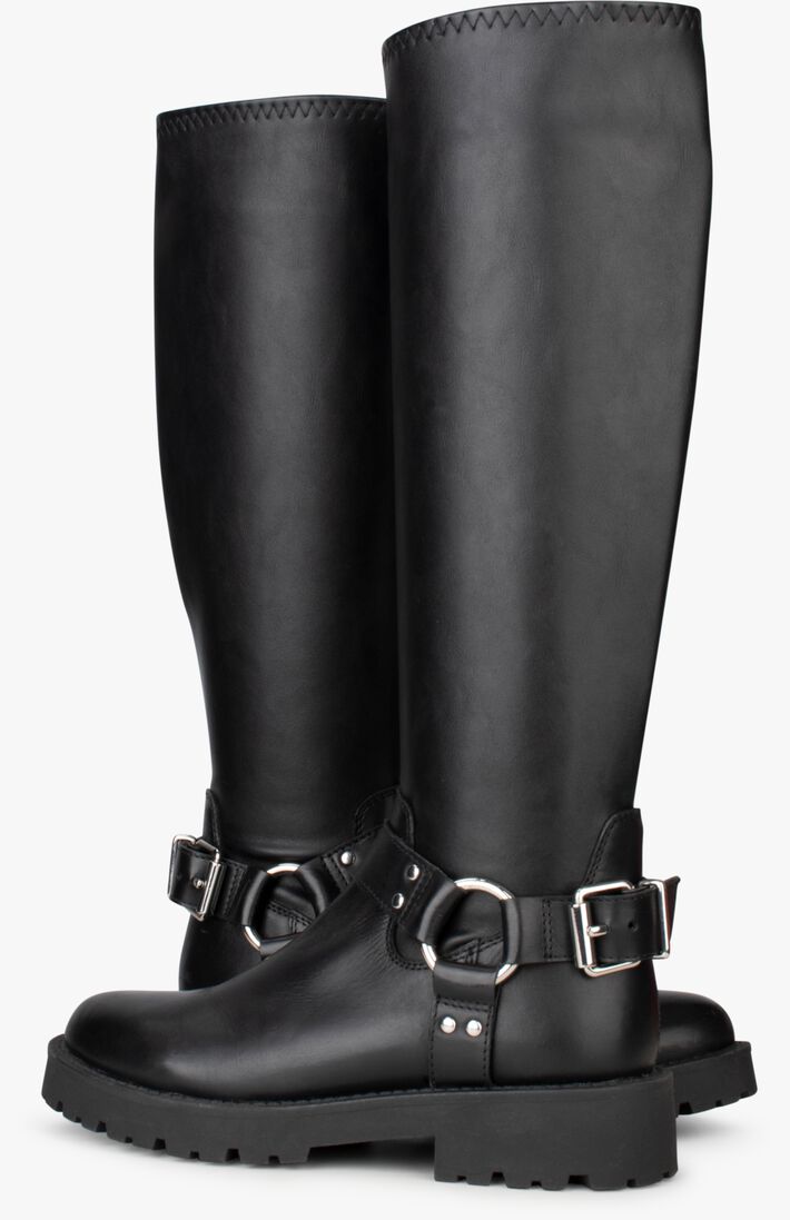 PS POELMAN zwarte ps poelman biker boots lein 1
