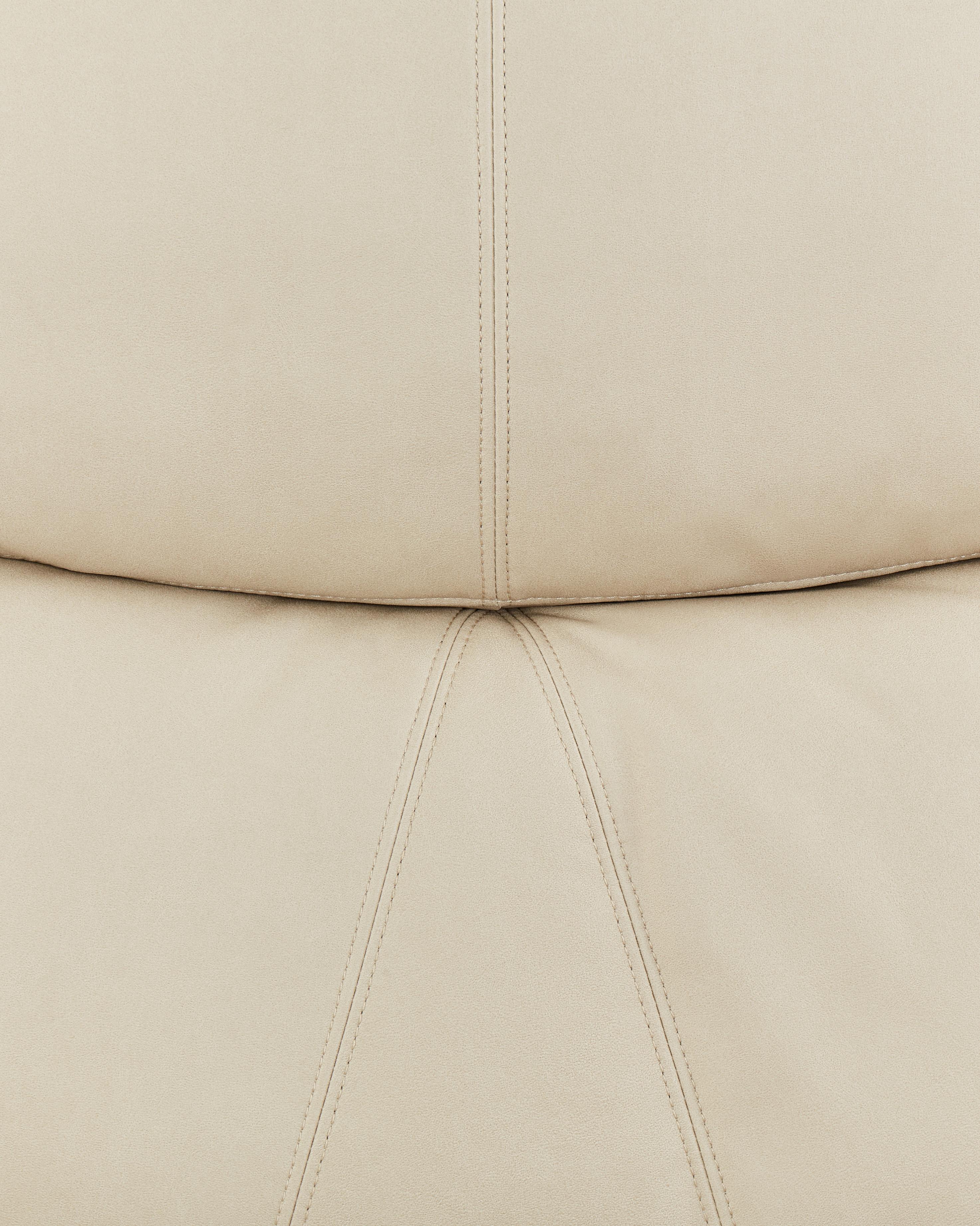 Elektrische relaxfauteuil GLORIE massagefunctie Kunstleer Lichtbeige
