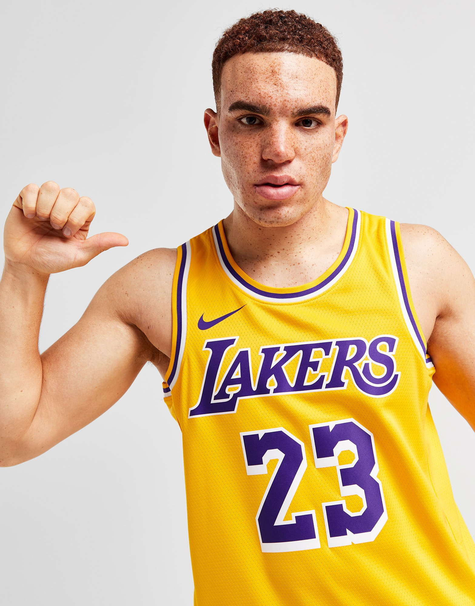 Nike Maillot NBA LA Lakers James #23 Homme
