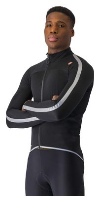 Veste Imperméable Castelli Ultra Rain Cape Noir/Silver