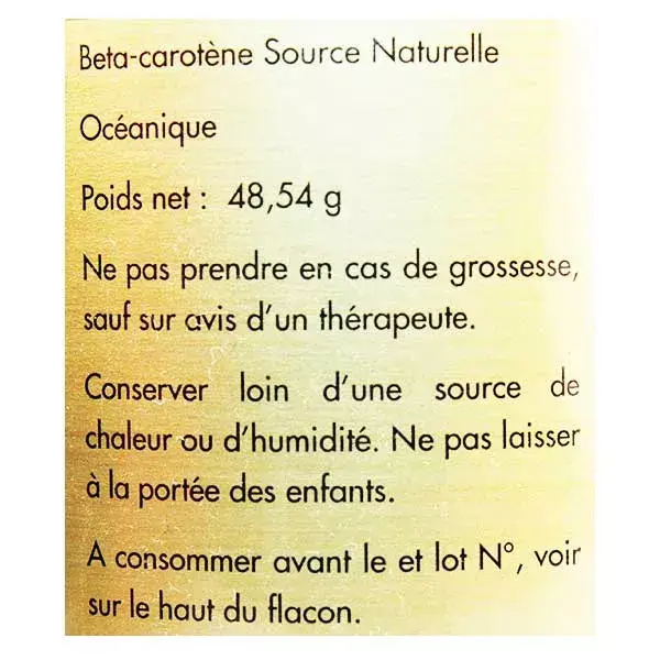 Solgar Bêta-Carotène 7mg 60 Softgels