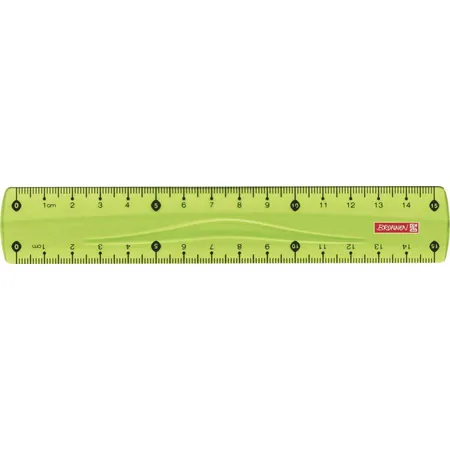 BRUNNEN Lineal Colour Code, kiwi, 15cm