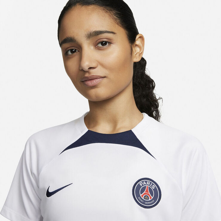Nike Paris Saint Germain Strike Dri Fit T Shirt Hvid
