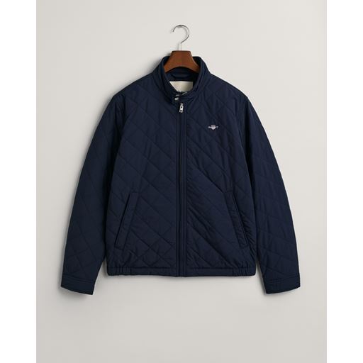 GANT Quiltet Windcheater Jakke, Evening Blue, M
