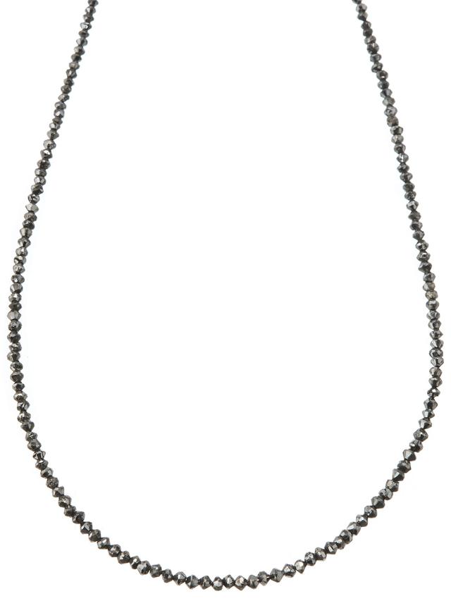 Collier, Black Diamond, 15 ct., 45 + 5 cm